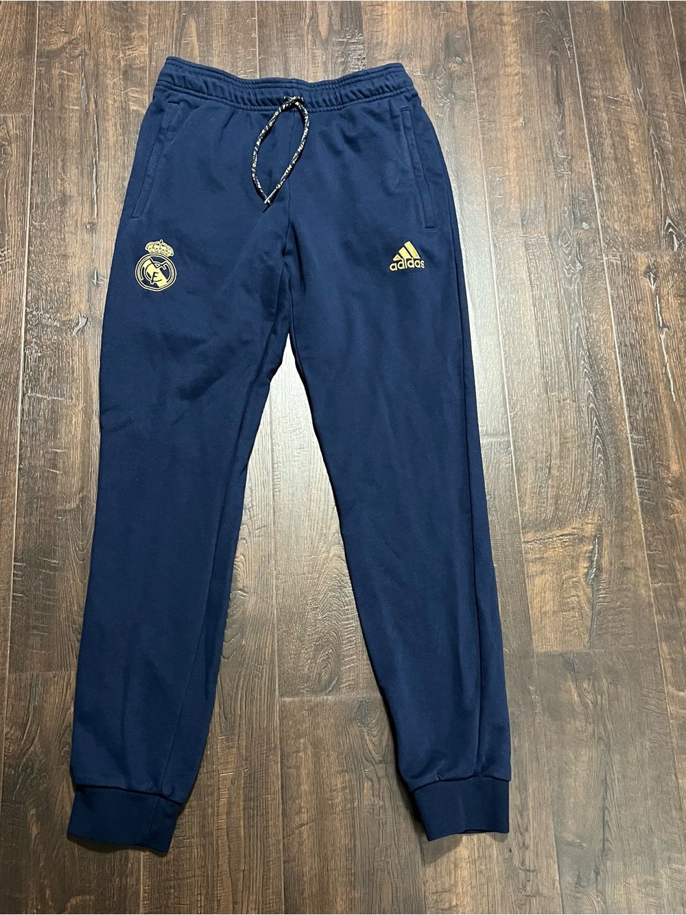 ADIDAS FI4834 REAL CNY SW PNT Pants Football Real Madrid Navy Men US Size M